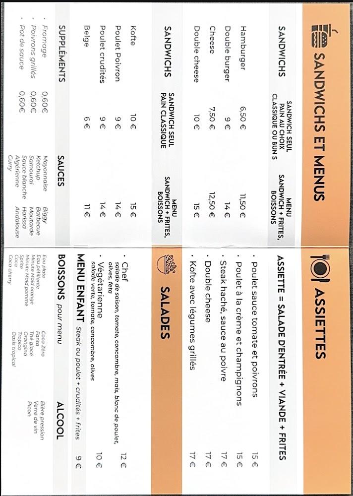 Le Boulevard - Menu Image 1